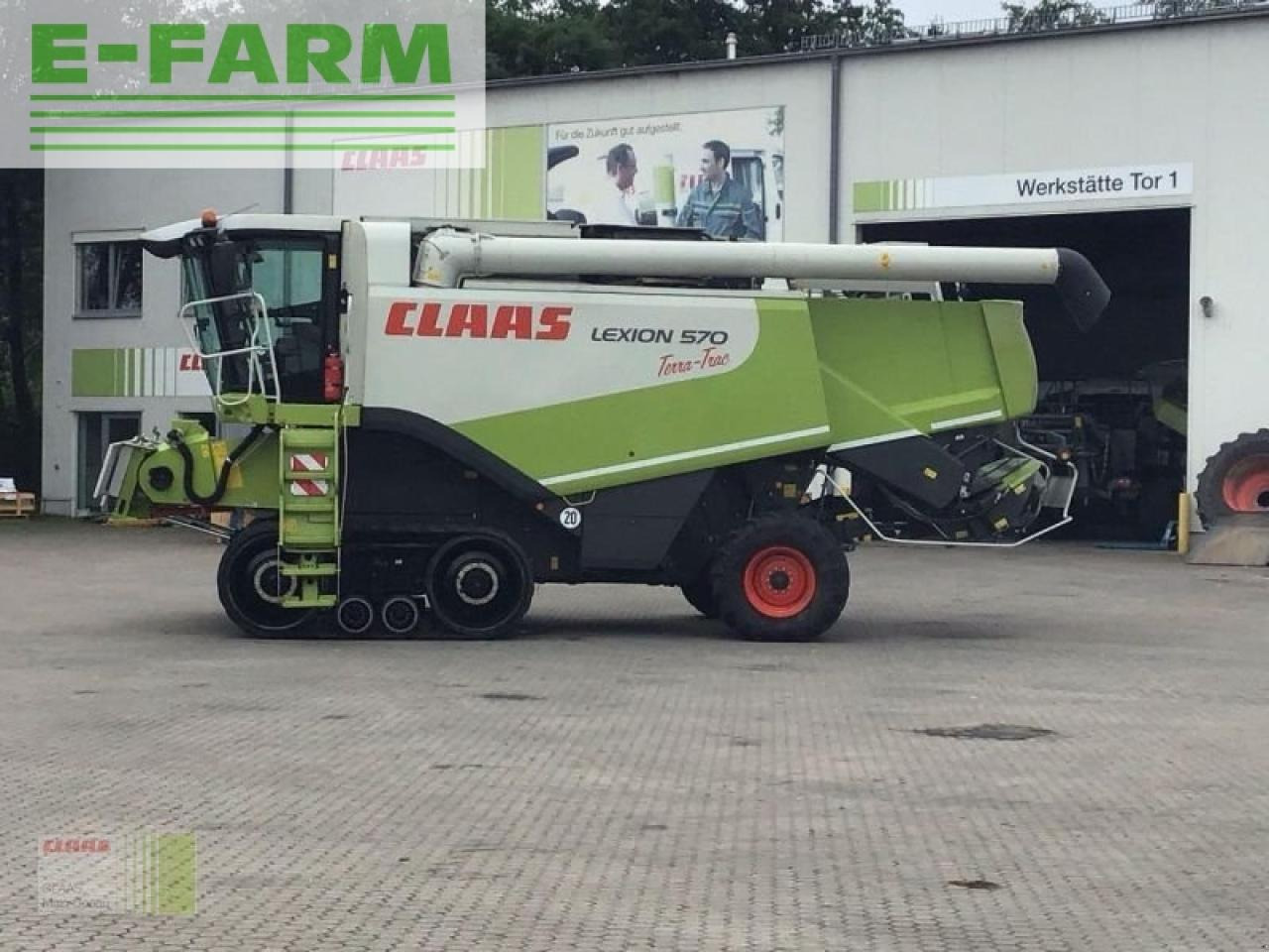 CLAAS lexion 570tt mit v750+tw - Θεριζοαλωνιστική μηχανή: φωτογραφία 1 CLAAS lexion 570tt mit v750+tw - Θεριζοαλωνιστική μηχανή: φωτογραφία 1