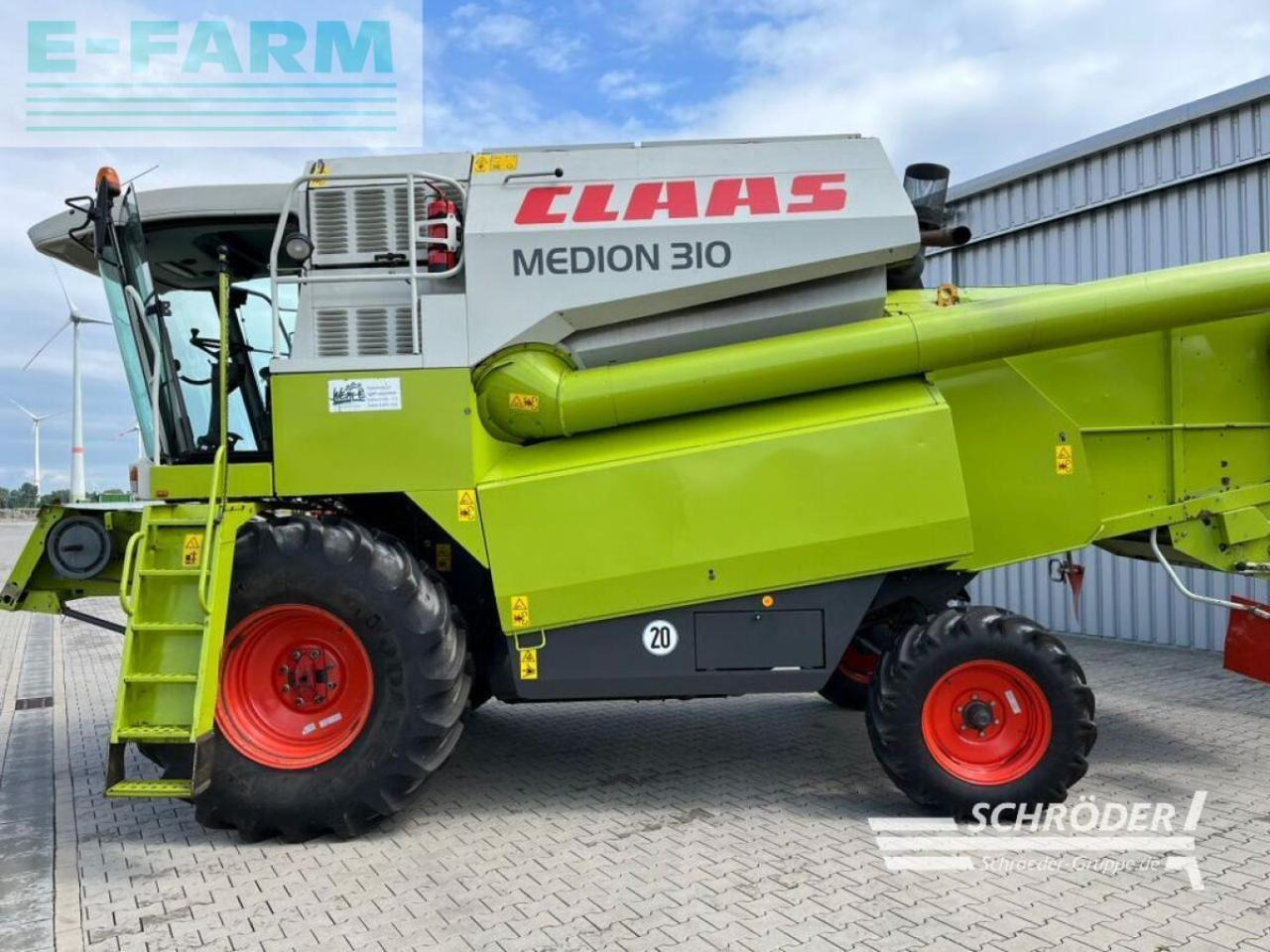 CLAAS medion 310 - Θεριζοαλωνιστική μηχανή: φωτογραφία 4 CLAAS medion 310 - Θεριζοαλωνιστική μηχανή: φωτογραφία 4