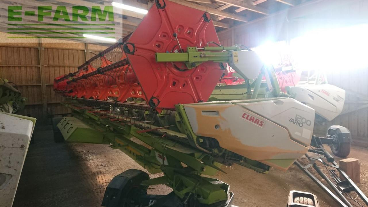 CLAAS v1200 vario - Θεριζοαλωνιστική μηχανή - κεφαλή: φωτογραφία 2 CLAAS v1200 vario - Θεριζοαλωνιστική μηχανή - κεφαλή: φωτογραφία 2