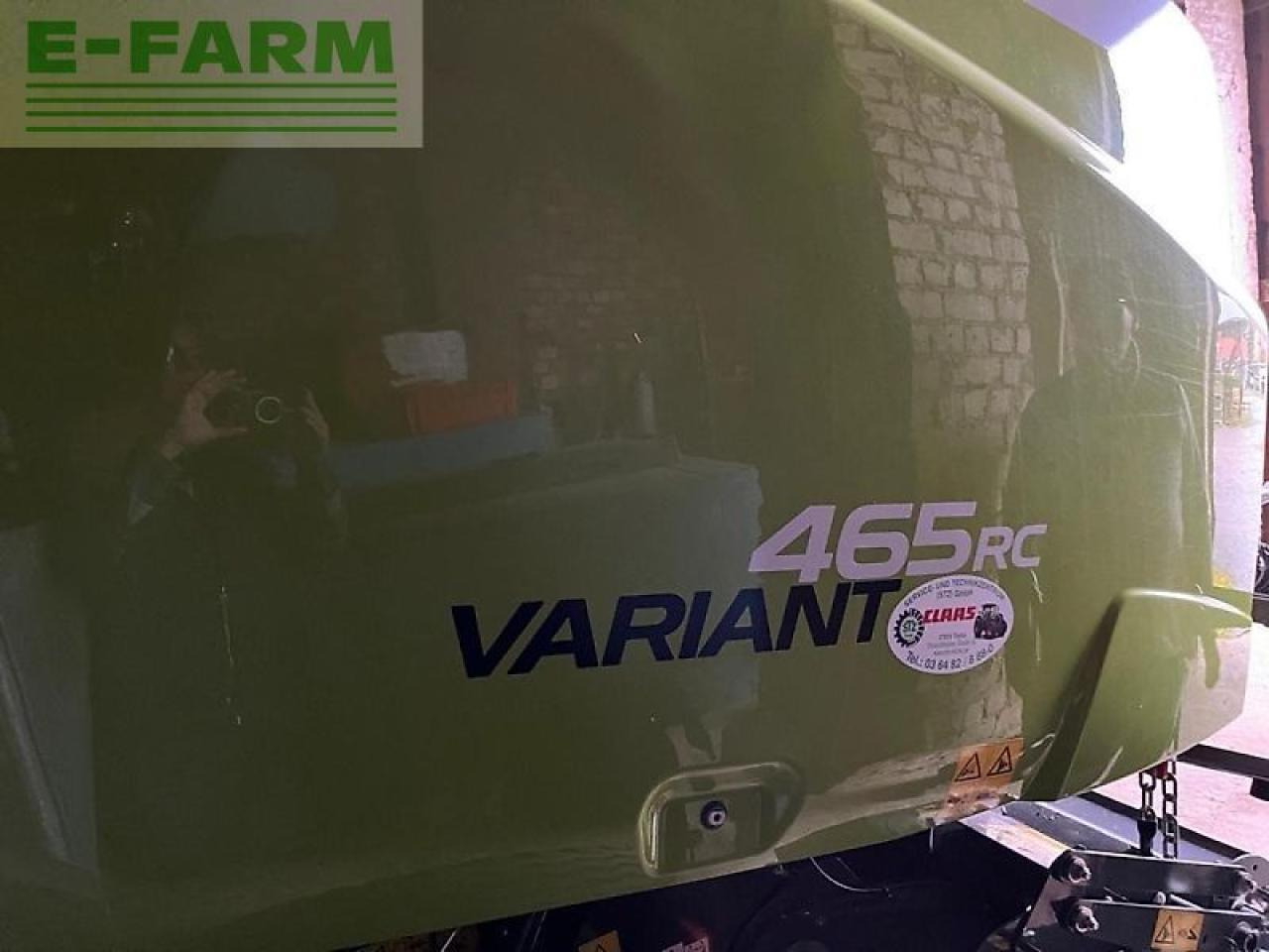 CLAAS variant 465 rc pro - Χορτοδετική μηχανή τετράγωνες μπάλες: φωτογραφία 3 CLAAS variant 465 rc pro - Χορτοδετική μηχανή τετράγωνες μπάλες: φωτογραφία 3