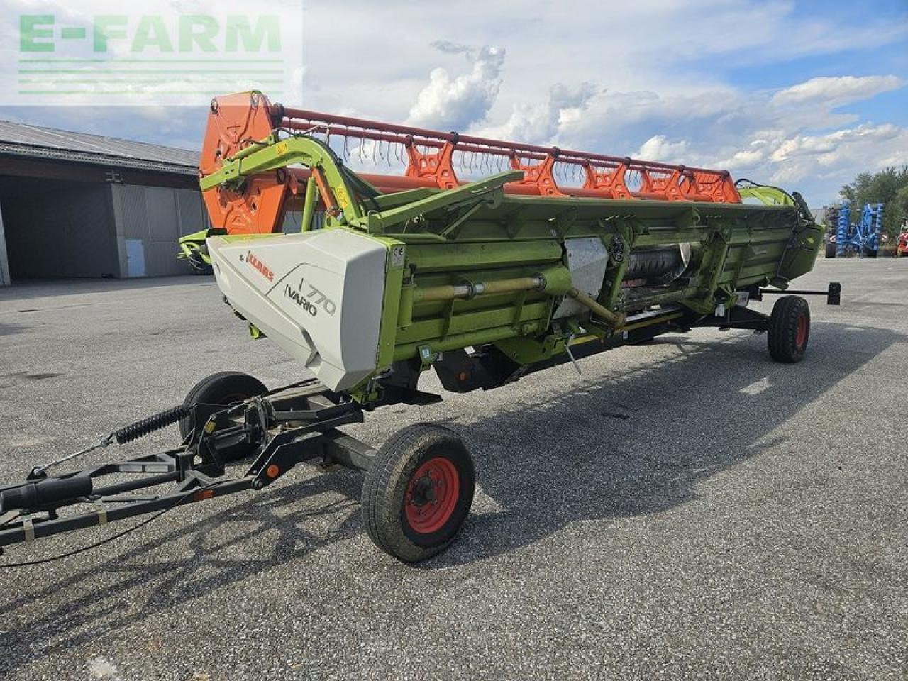CLAAS vario 770 + rapstrenner + transportwagen - Θεριζοαλωνιστική μηχανή - κεφαλή: φωτογραφία 1 CLAAS vario 770 + rapstrenner + transportwagen - Θεριζοαλωνιστική μηχανή - κεφαλή: φωτογραφία 1