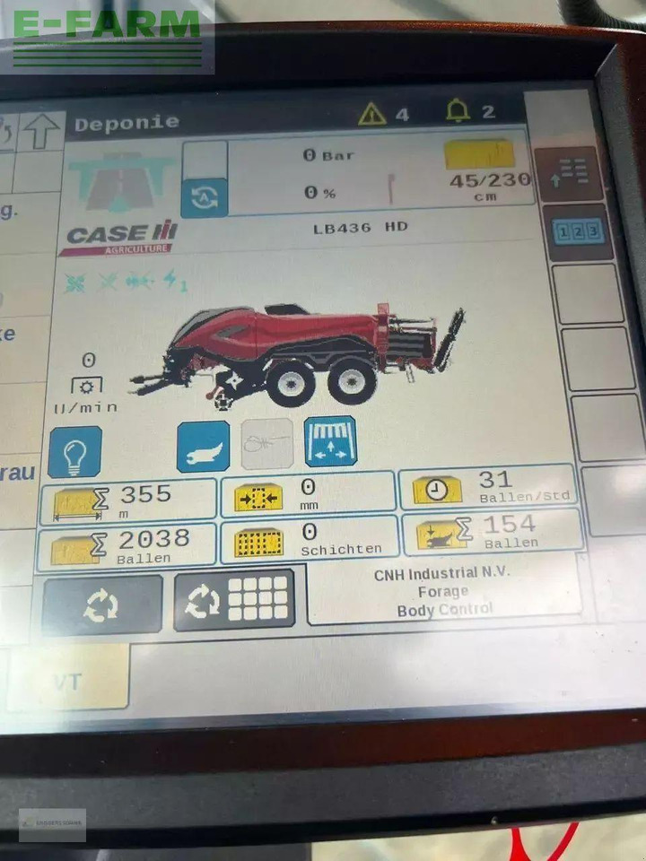 Χορτοδετική μηχανή τετράγωνες μπάλες Case-IH lb 436 hd rotor cutt: φωτογραφία 11