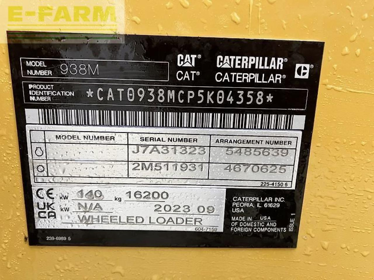 Μίνι εκσκαφέας Caterpillar cat 938m: φωτογραφία 12