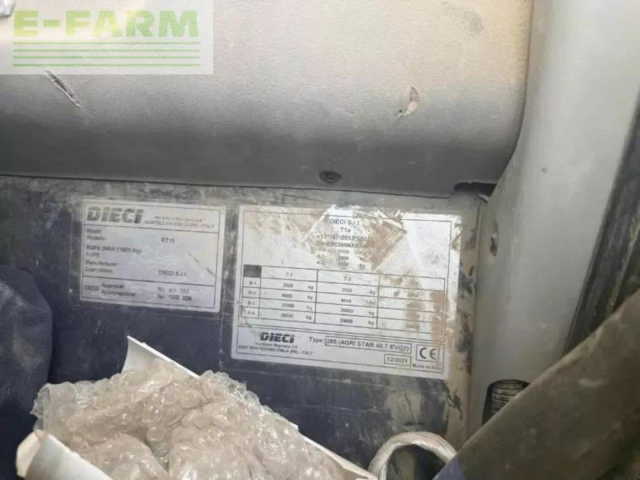 Dieci agristar 40.7 ev - Τηλεσκοπικός φορτωτής: φωτογραφία 5 Dieci agristar 40.7 ev - Τηλεσκοπικός φορτωτής: φωτογραφία 5