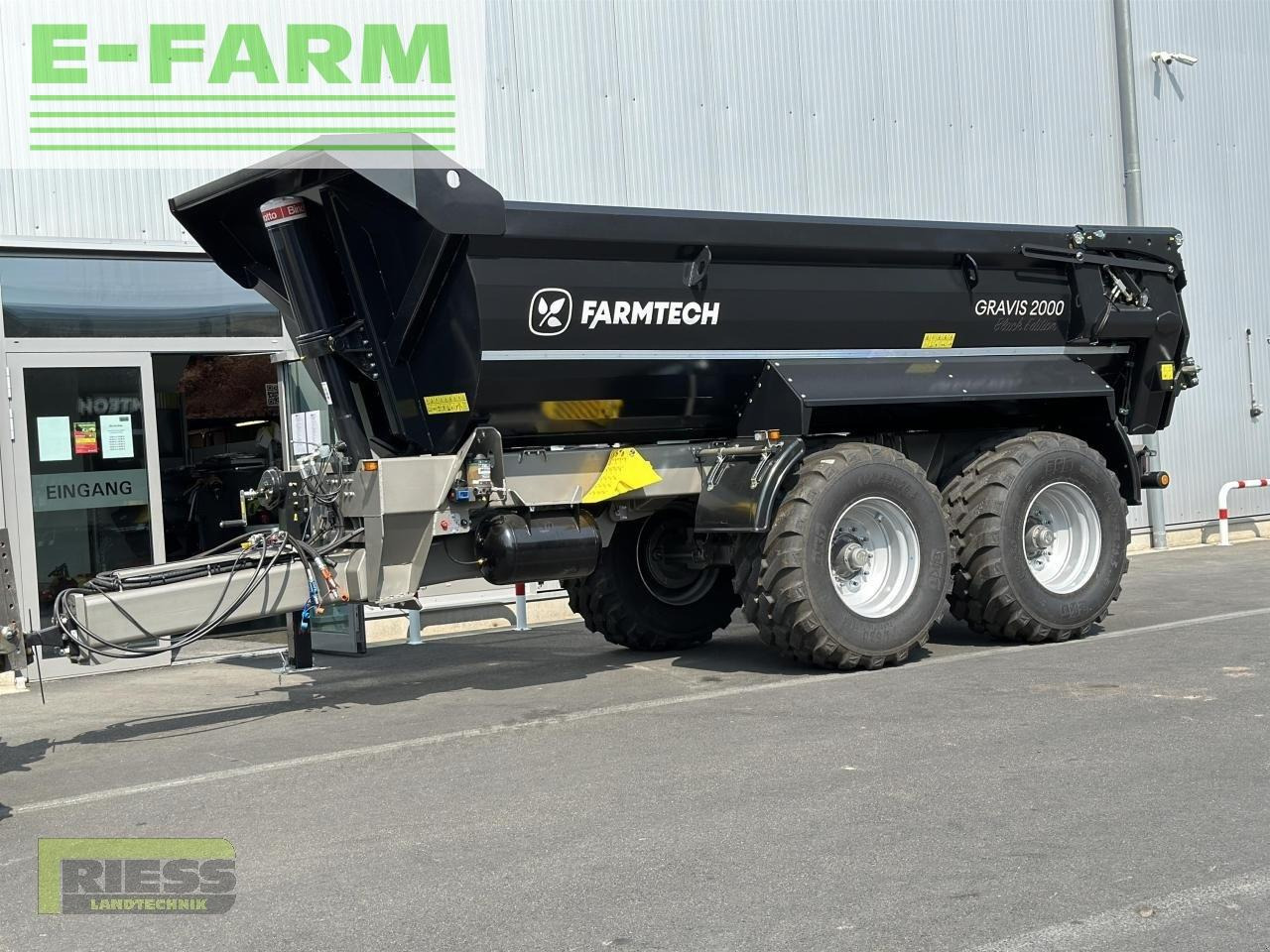 Farmtech gravis 2000 hardox black edition - Ανατρεπόμενη ρυμούλκα για τρακτέρ: φωτογραφία 1 Farmtech gravis 2000 hardox black edition - Ανατρεπόμενη ρυμούλκα για τρακτέρ: φωτογραφία 1