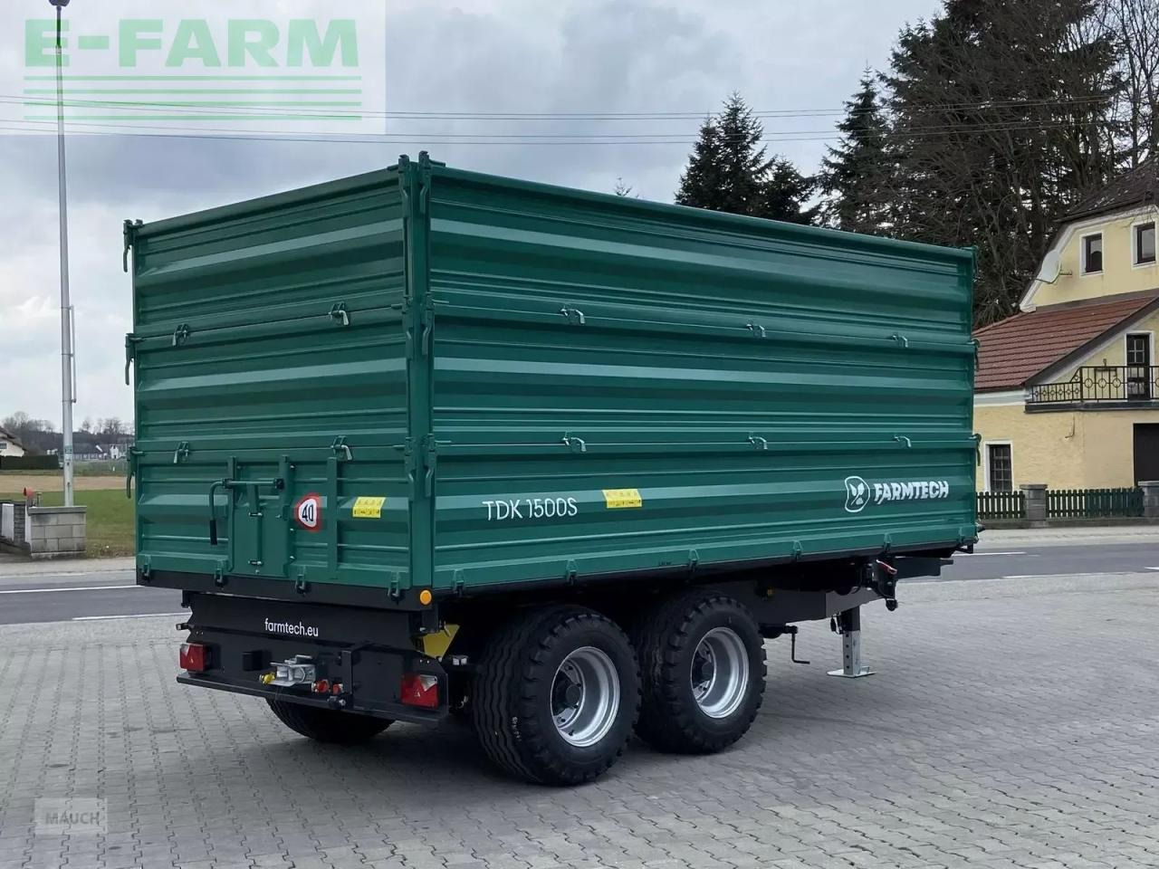 Farmtech tdk 1500 s - Ανατρεπόμενη ρυμούλκα για τρακτέρ: φωτογραφία 5 Farmtech tdk 1500 s - Ανατρεπόμενη ρυμούλκα για τρακτέρ: φωτογραφία 5