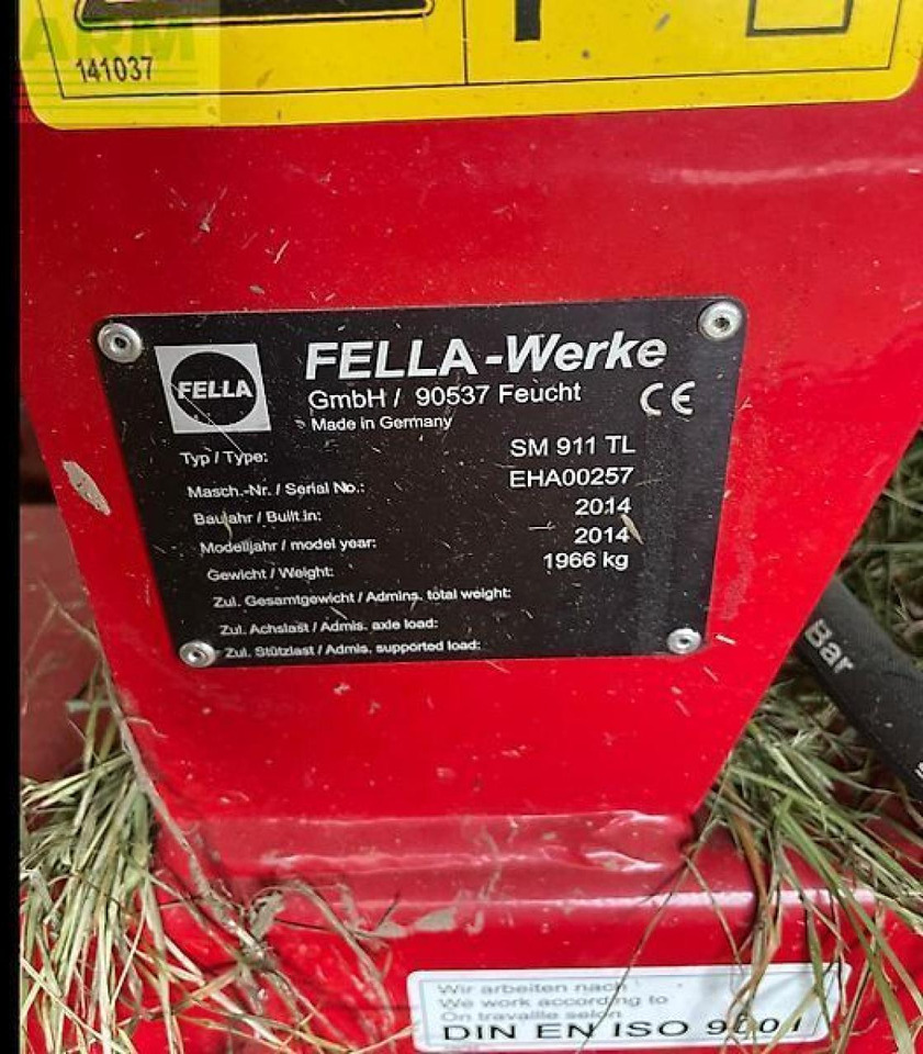 Fella sm 911 tl - Χορτοκοπτικό: φωτογραφία 4 Fella sm 911 tl - Χορτοκοπτικό: φωτογραφία 4