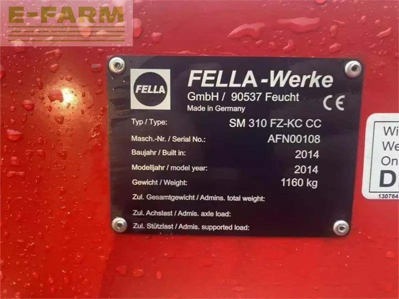 Fella sm 991 tl-kc / sm 310 fz kc - Χορτοκοπτικό: φωτογραφία 3 Fella sm 991 tl-kc / sm 310 fz kc - Χορτοκοπτικό: φωτογραφία 3