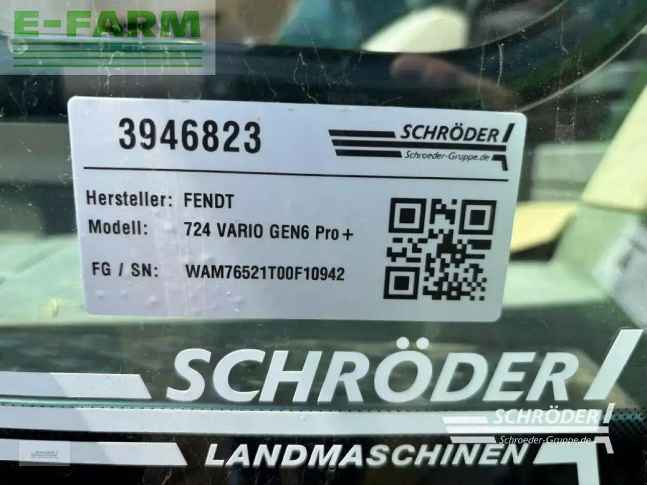 Fendt 724 vario gen6 profi plus ProfiPlus - Τρακτέρ: φωτογραφία 4 Fendt 724 vario gen6 profi plus ProfiPlus - Τρακτέρ: φωτογραφία 4