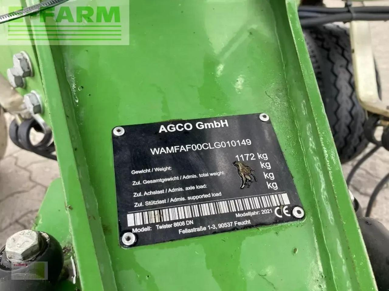 Fendt twister 8608 (laufleistung ca. 50 hektar) - Χορτοσυλλέκτης: φωτογραφία 5 Fendt twister 8608 (laufleistung ca. 50 hektar) - Χορτοσυλλέκτης: φωτογραφία 5