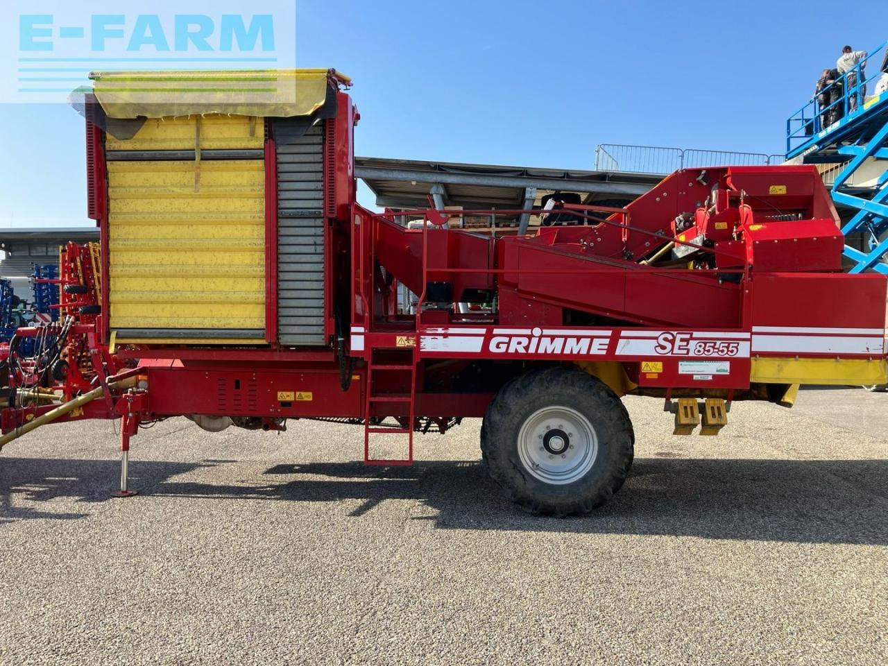 Grimme SE 85-55 - Πατατοεξαγωγέας: φωτογραφία 2 Grimme SE 85-55 - Πατατοεξαγωγέας: φωτογραφία 2