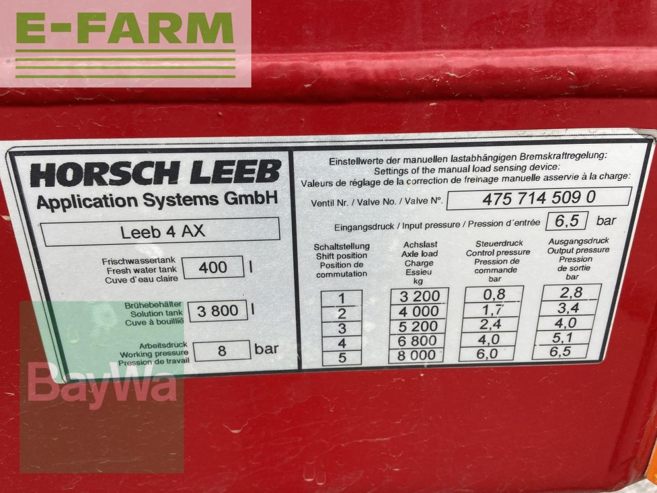 Horsch leeb 4 ax - Τρακτέρ: φωτογραφία 5 Horsch leeb 4 ax - Τρακτέρ: φωτογραφία 5