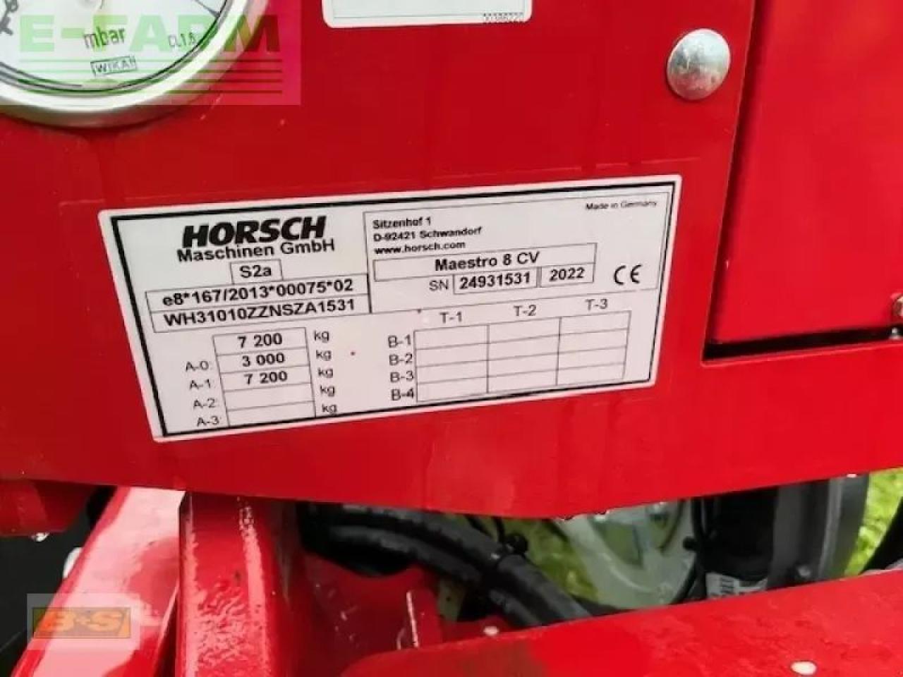 Horsch maestro cv m19 - Σπαρτική μηχανή ακριβείας: φωτογραφία 2 Horsch maestro cv m19 - Σπαρτική μηχανή ακριβείας: φωτογραφία 2