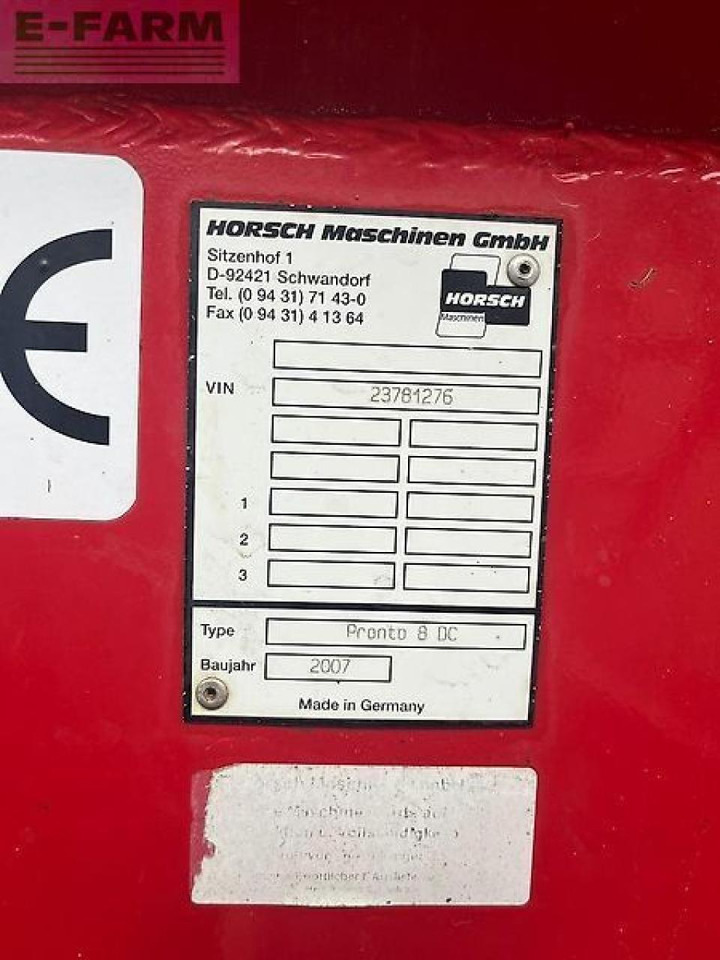 Horsch pronto 8dc - Σπαρτική μηχανή: φωτογραφία 4 Horsch pronto 8dc - Σπαρτική μηχανή: φωτογραφία 4