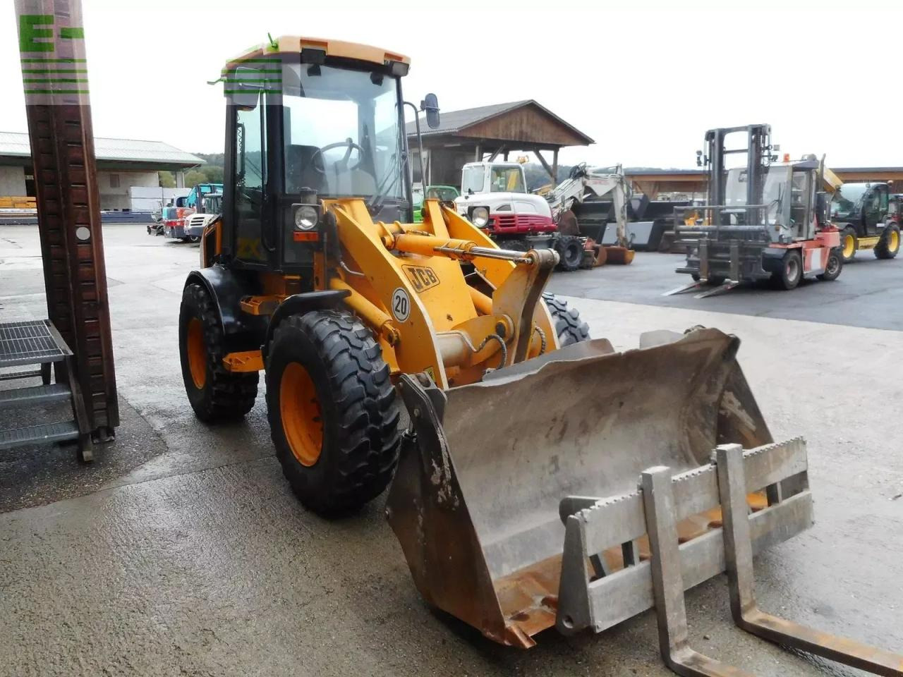 JCB 407 ( 5.400kg ) mit schaufel + gabel - Μίνι εκσκαφέας: φωτογραφία 5 JCB 407 ( 5.400kg ) mit schaufel + gabel - Μίνι εκσκαφέας: φωτογραφία 5