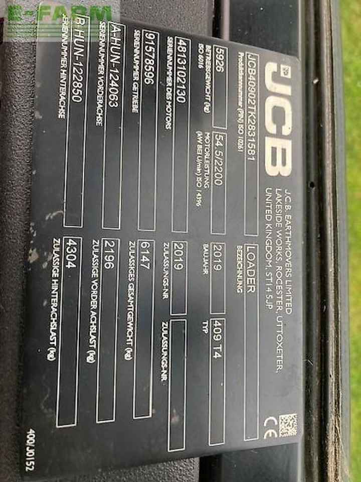 JCB 409 - Μίνι εκσκαφέας: φωτογραφία 1 JCB 409 - Μίνι εκσκαφέας: φωτογραφία 1