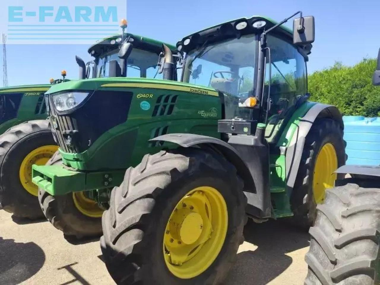 John Deere 6140r - Τρακτέρ: φωτογραφία 1 John Deere 6140r - Τρακτέρ: φωτογραφία 1