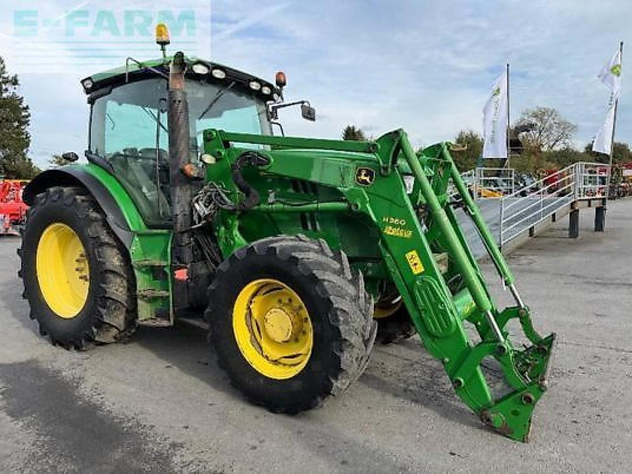 John Deere 6140r - Τρακτέρ: φωτογραφία 3 John Deere 6140r - Τρακτέρ: φωτογραφία 3