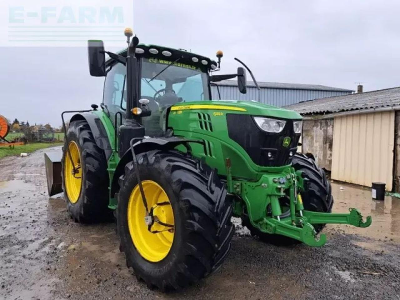 John Deere 6155r - Τρακτέρ: φωτογραφία 2 John Deere 6155r - Τρακτέρ: φωτογραφία 2