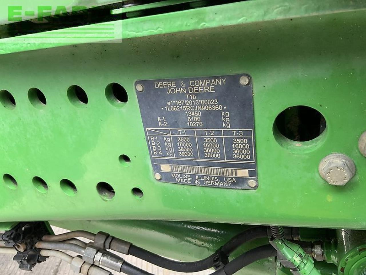 Τρακτέρ John Deere 6215r tractor (st24142): φωτογραφία 15 Τρακτέρ John Deere 6215r tractor (st24142): φωτογραφία 15