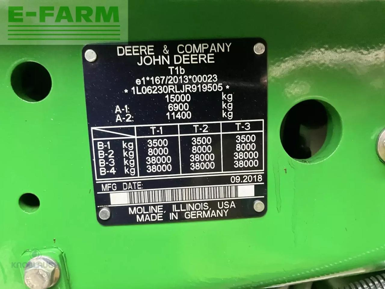 Τρακτέρ John Deere 6230 r: φωτογραφία 17