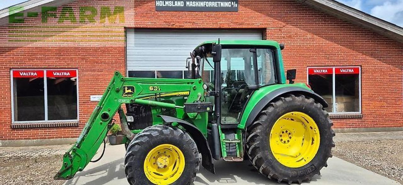 John Deere 6320 m/frontlæsser - Τρακτέρ: φωτογραφία 1 John Deere 6320 m/frontlæsser - Τρακτέρ: φωτογραφία 1