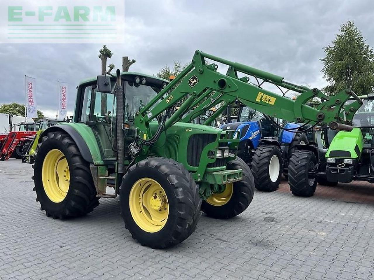 John Deere 6420 tls + john deere 651 - Τρακτέρ: φωτογραφία 4 John Deere 6420 tls + john deere 651 - Τρακτέρ: φωτογραφία 4