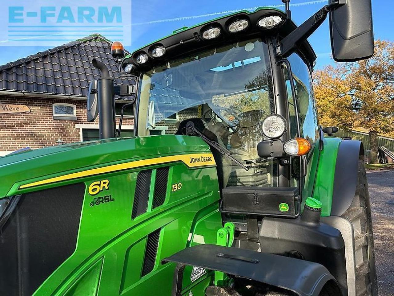 Τρακτέρ John Deere 6r130 ap-50 km/h at-ready: φωτογραφία 15