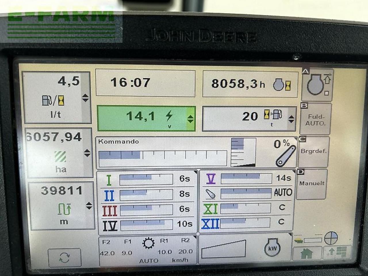 John Deere 7280r - Τρακτέρ: φωτογραφία 4 John Deere 7280r - Τρακτέρ: φωτογραφία 4