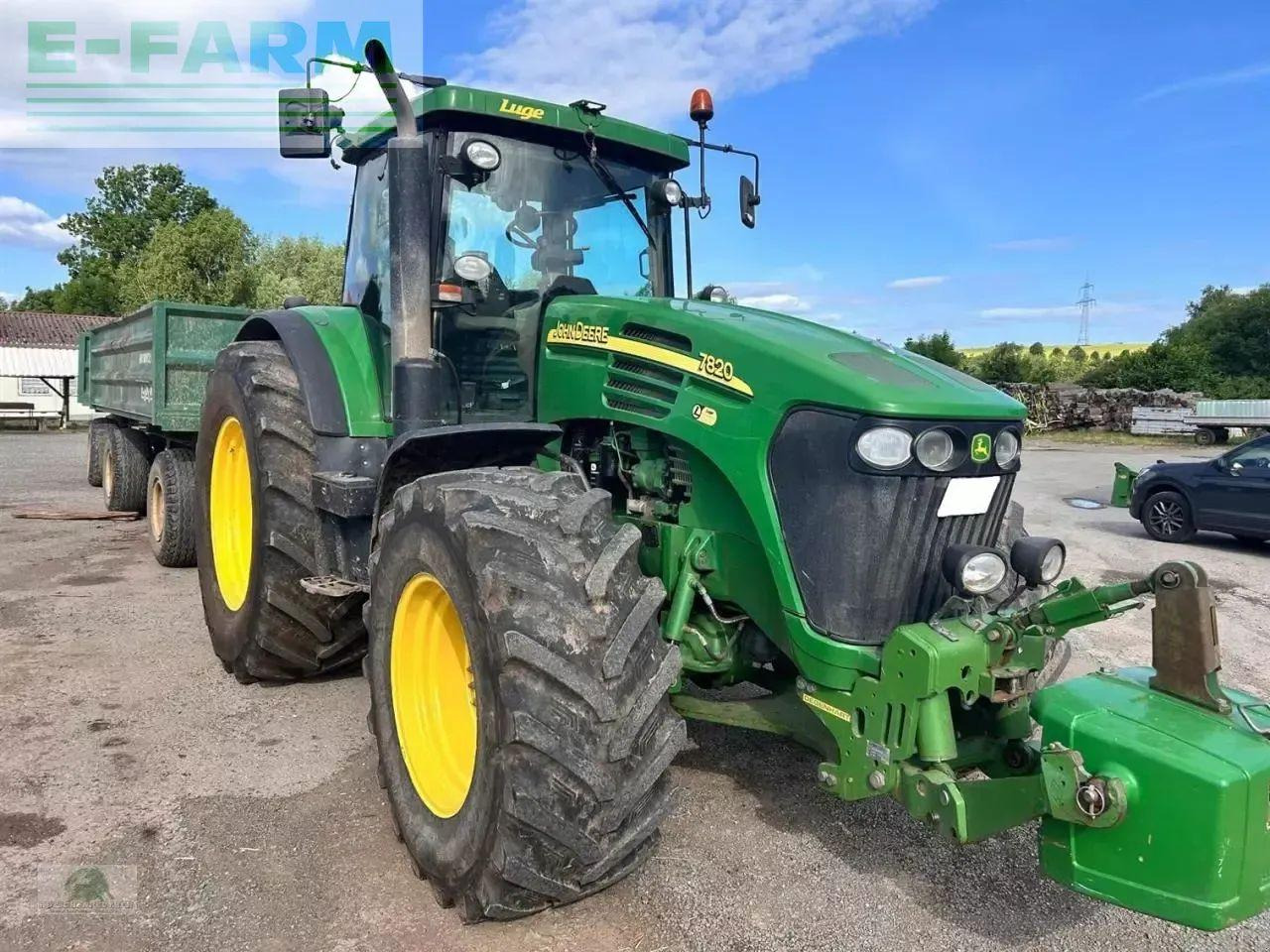 John Deere 7820 - Τρακτέρ: φωτογραφία 2 John Deere 7820 - Τρακτέρ: φωτογραφία 2