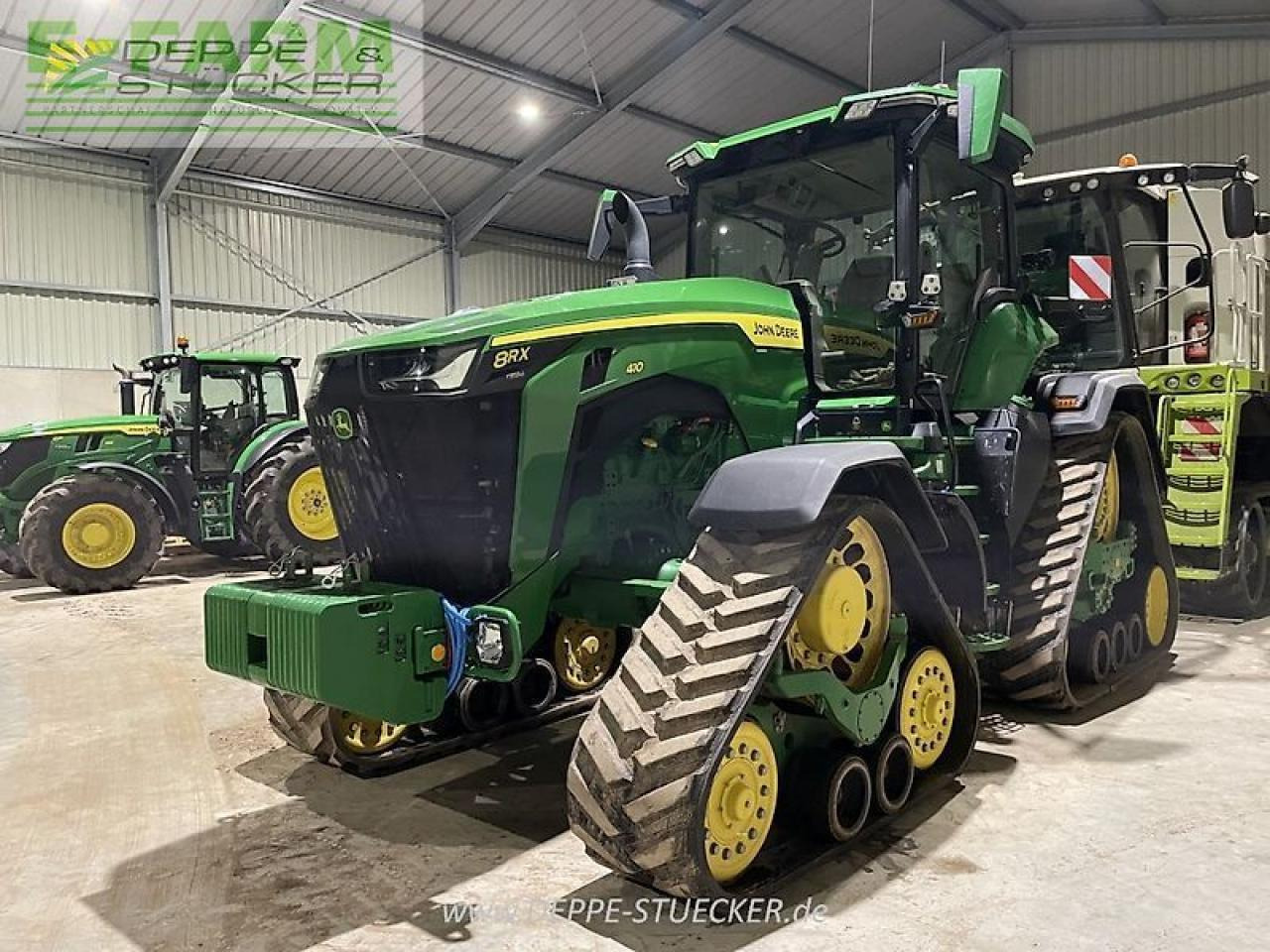 John Deere 8rx 410 - Τρακτέρ: φωτογραφία 1 John Deere 8rx 410 - Τρακτέρ: φωτογραφία 1