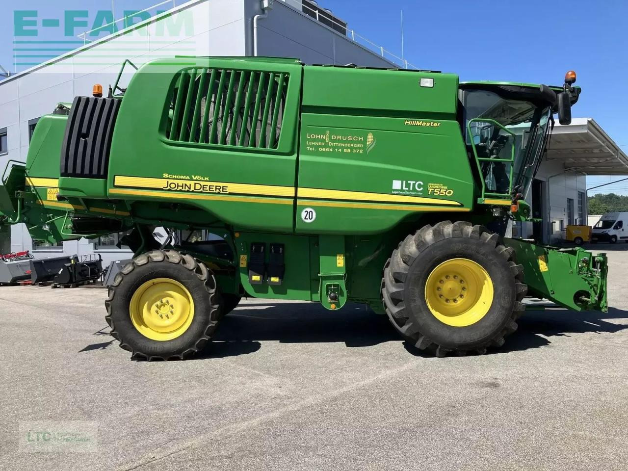 John Deere t550 hm - Θεριζοαλωνιστική μηχανή: φωτογραφία 4 John Deere t550 hm - Θεριζοαλωνιστική μηχανή: φωτογραφία 4