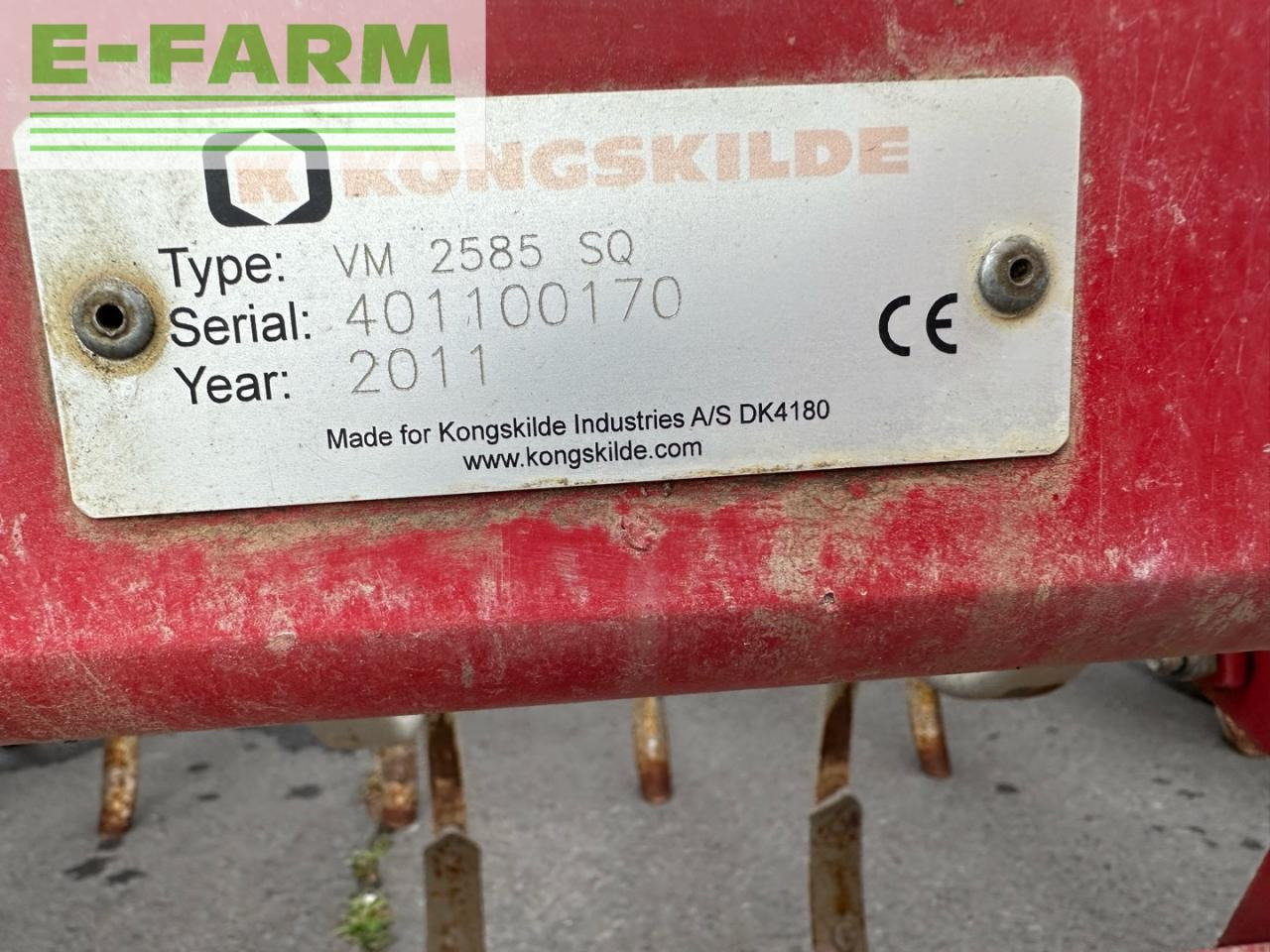 Kongskilde VM 2585 SQ - Σπαρτική με σβάρνα: φωτογραφία 5 Kongskilde VM 2585 SQ - Σπαρτική με σβάρνα: φωτογραφία 5