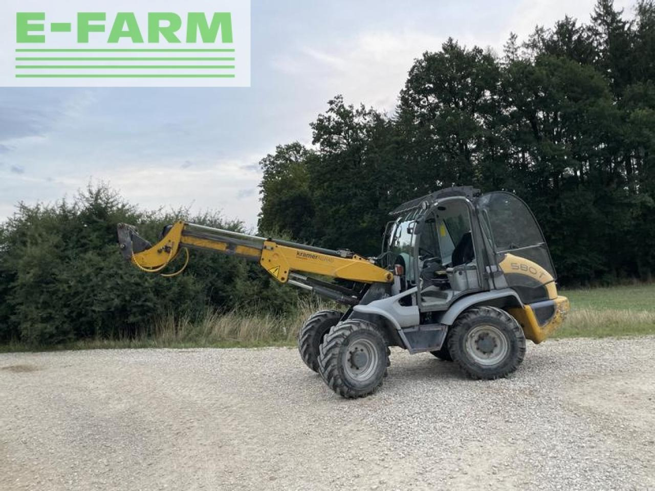 Kramer 580 t - Τηλεσκοπικός φορτωτής: φωτογραφία 2 Kramer 580 t - Τηλεσκοπικός φορτωτής: φωτογραφία 2