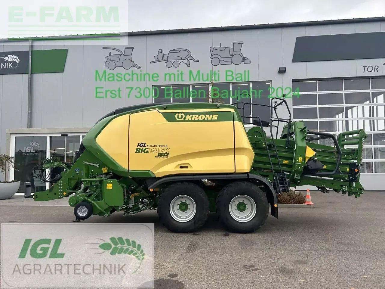 Krone big pack 1270 vc multibale - Χορτοδετική μηχανή τετράγωνες μπάλες: φωτογραφία 1 Krone big pack 1270 vc multibale - Χορτοδετική μηχανή τετράγωνες μπάλες: φωτογραφία 1