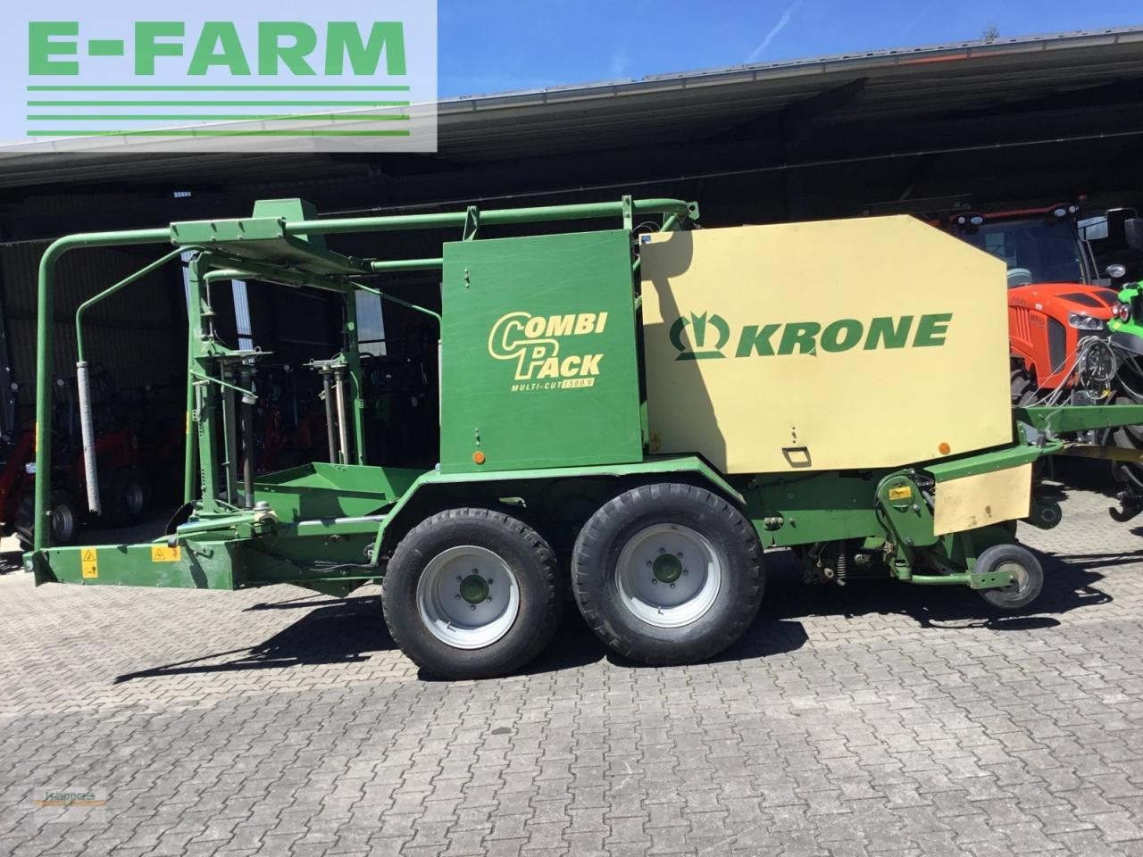 Krone combi pack 1500 mc - Χορτοδετική μηχανή τετράγωνες μπάλες: φωτογραφία 1 Krone combi pack 1500 mc - Χορτοδετική μηχανή τετράγωνες μπάλες: φωτογραφία 1