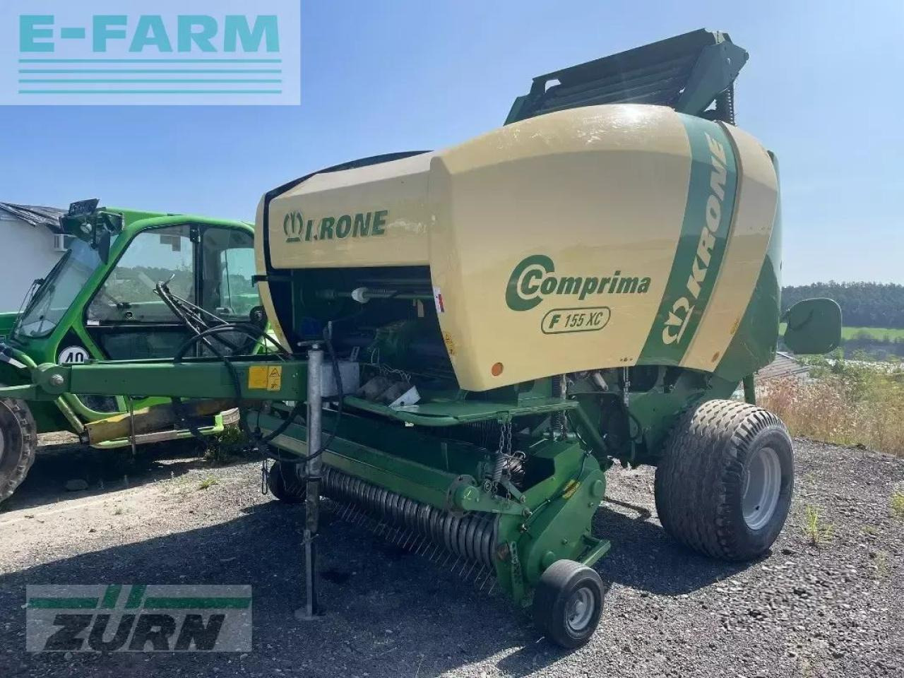 Krone comprima f 155 xc - Χορτοδετική μηχανή τετράγωνες μπάλες: φωτογραφία 1 Krone comprima f 155 xc - Χορτοδετική μηχανή τετράγωνες μπάλες: φωτογραφία 1