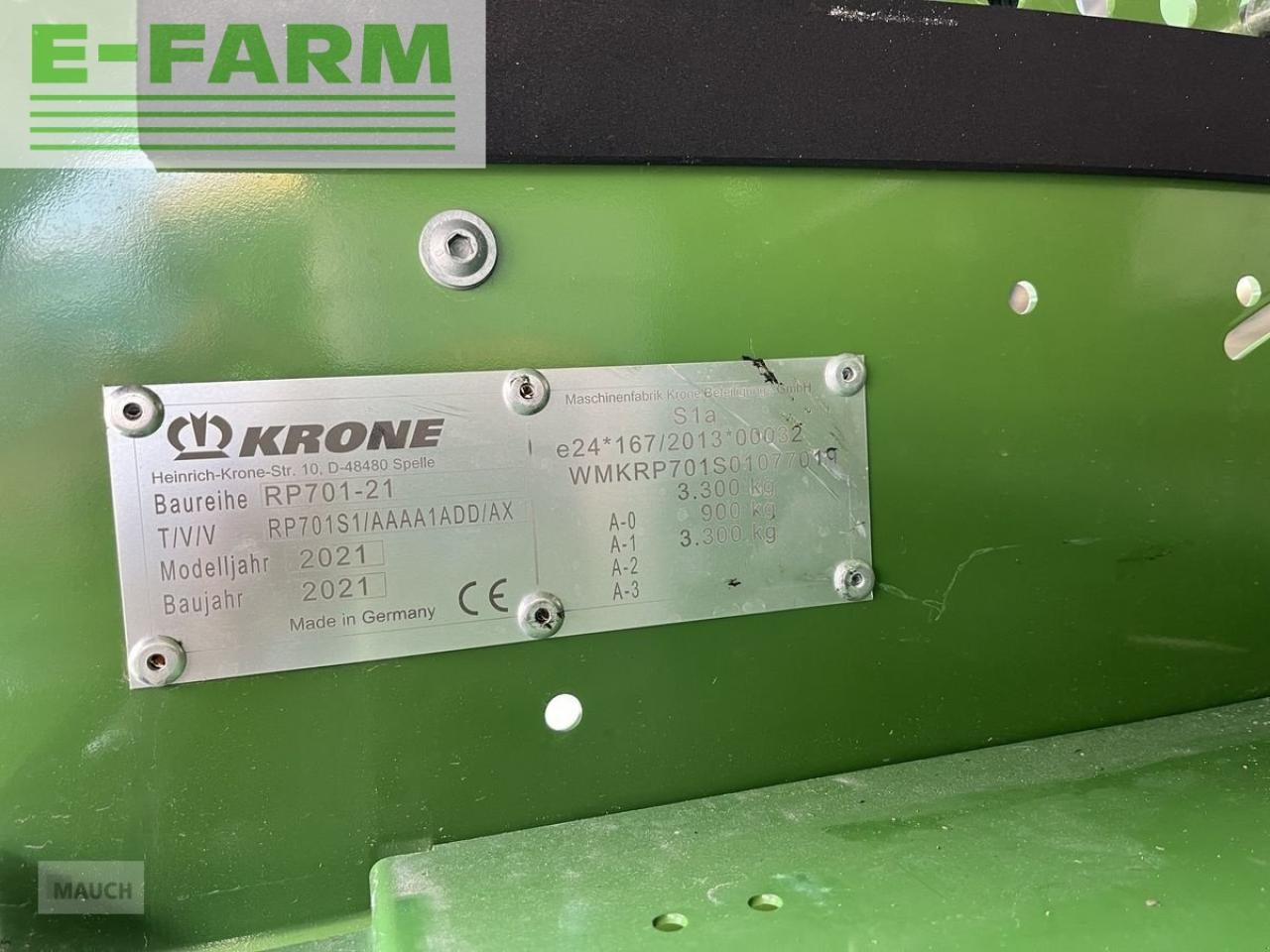 Χορτοδετική μηχανή τετράγωνες μπάλες Krone comprima f155 xc: φωτογραφία 14