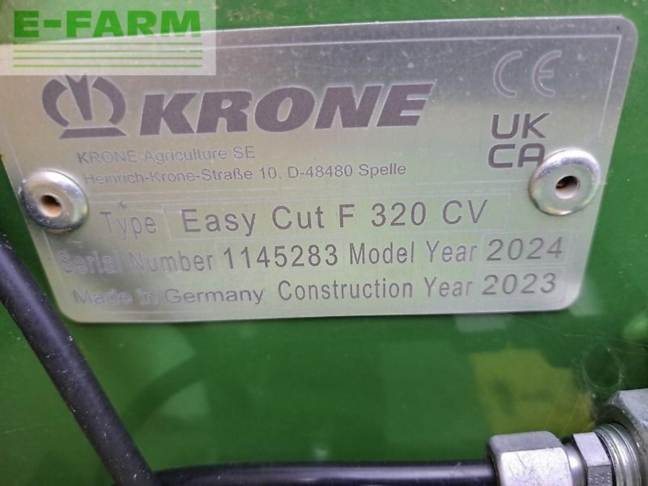 Krone easy cut f 320 cv - Χορτοκοπτικό: φωτογραφία 5 Krone easy cut f 320 cv - Χορτοκοπτικό: φωτογραφία 5
