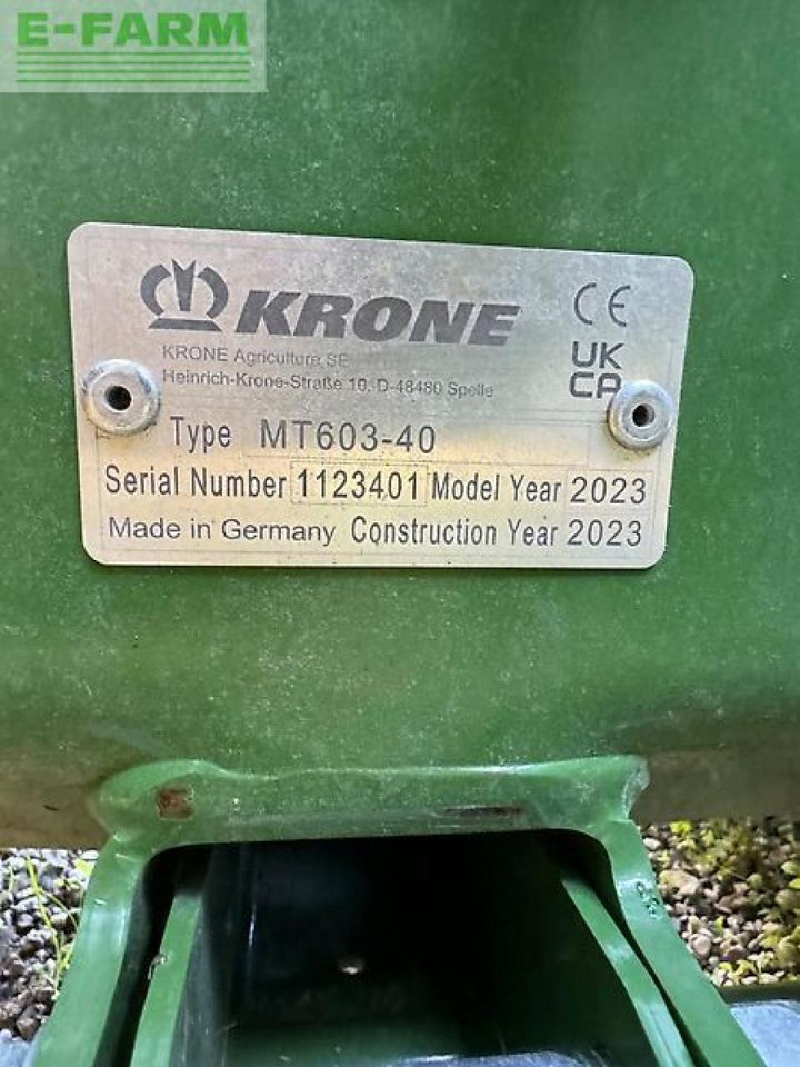 Krone easy cut f320m, mt603-40 - Χορτοκοπτικό: φωτογραφία 5 Krone easy cut f320m, mt603-40 - Χορτοκοπτικό: φωτογραφία 5