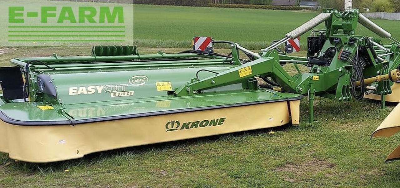 Krone easycut 870 cv collect - Χορτοκοπτικό: φωτογραφία 2 Krone easycut 870 cv collect - Χορτοκοπτικό: φωτογραφία 2