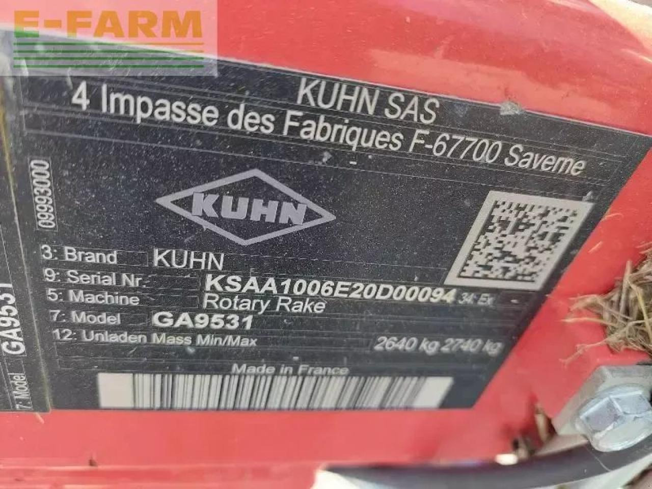 Kuhn ga9531 - Χορτοσυλλέκτης: φωτογραφία 1 Kuhn ga9531 - Χορτοσυλλέκτης: φωτογραφία 1