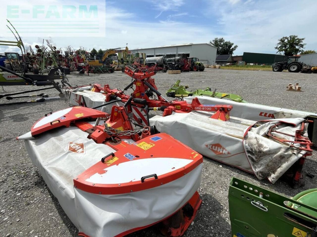 Kuhn gmd 8730 - ff + gmd 3120 f - ff, mähwerkkombinat - Χορτοκοπτικό: φωτογραφία 1 Kuhn gmd 8730 - ff + gmd 3120 f - ff, mähwerkkombinat - Χορτοκοπτικό: φωτογραφία 1