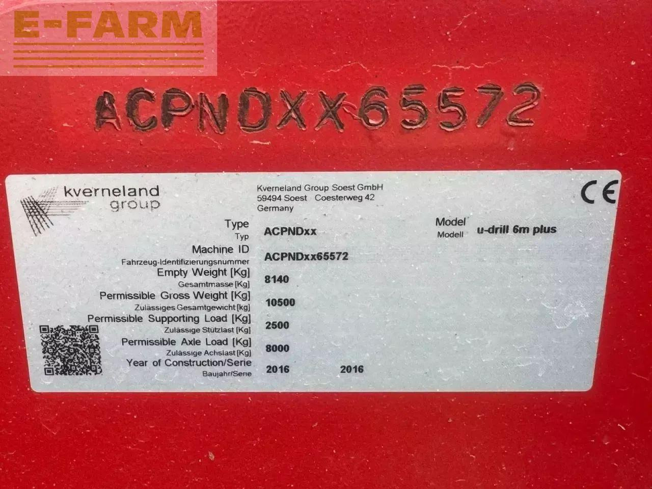 Kverneland u drill 600 - Σπαρτική με σβάρνα: φωτογραφία 3 Kverneland u drill 600 - Σπαρτική με σβάρνα: φωτογραφία 3