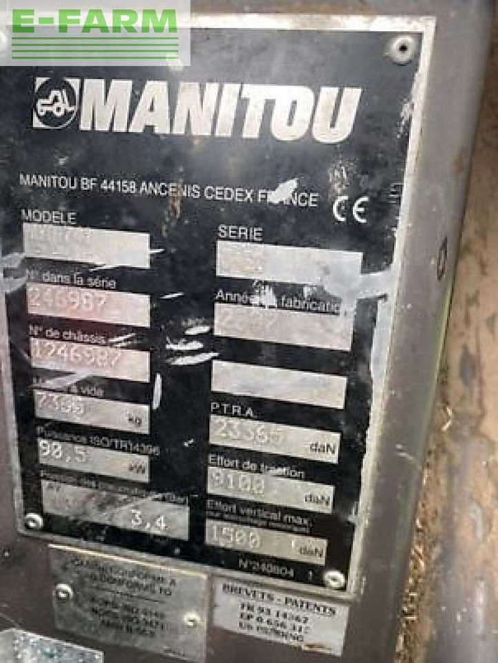 Τηλεσκοπικός φορτωτής Manitou mlt 741 120: φωτογραφία 6
