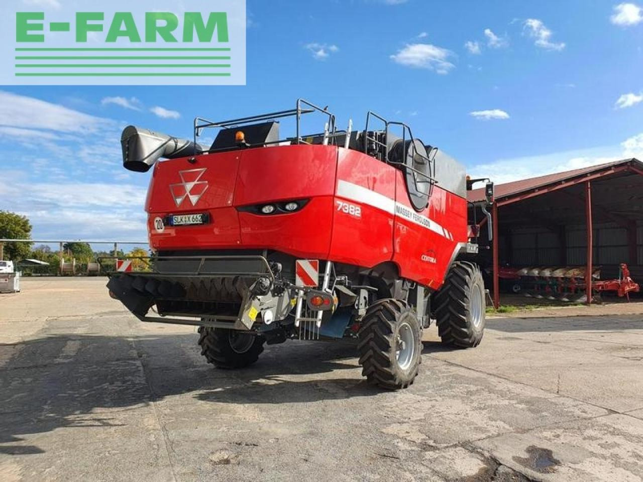 Θεριζοαλωνιστική μηχανή Massey Ferguson 7382 centora: φωτογραφία 7