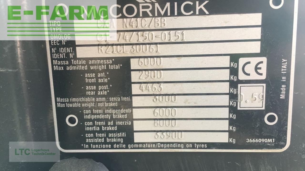 Τρακτέρ McCormick cx75: φωτογραφία 20 Τρακτέρ McCormick cx75: φωτογραφία 20
