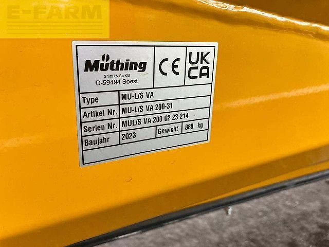 Χορτοκοπτικό Müthing mu-l/s vario 200: φωτογραφία 12 Χορτοκοπτικό Müthing mu-l/s vario 200: φωτογραφία 12