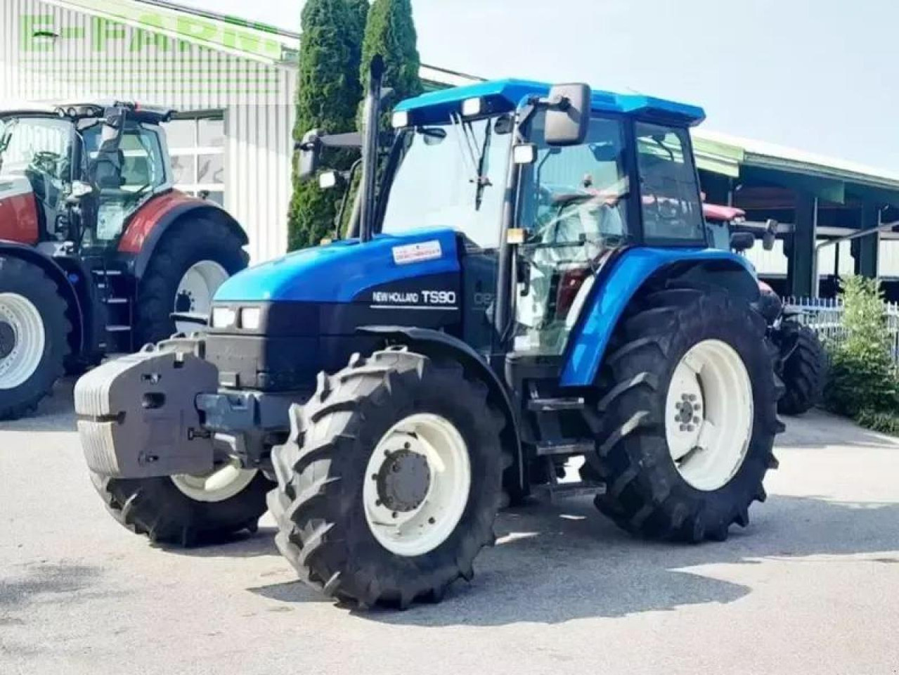 New Holland ts90 - Τρακτέρ: φωτογραφία 1 New Holland ts90 - Τρακτέρ: φωτογραφία 1