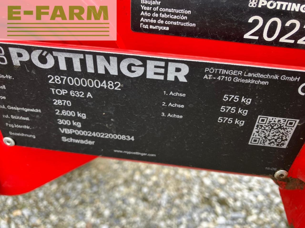 Pöttinger Top 632 A - Χορτοσυλλέκτης: φωτογραφία 5 Pöttinger Top 632 A - Χορτοσυλλέκτης: φωτογραφία 5